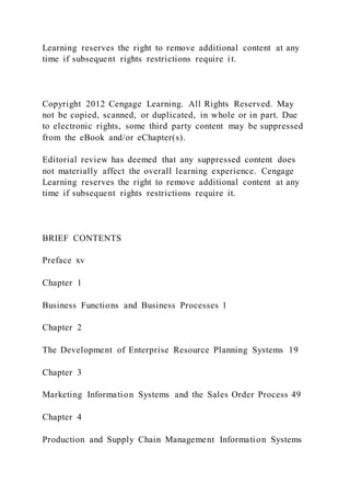 Copyright 2012 Cengage Learning. All Rights Reserved. May | DOCX