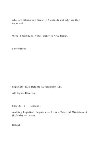 Copyright 2020 Deloitte Development LLC All Rights Reserved. | DOCX