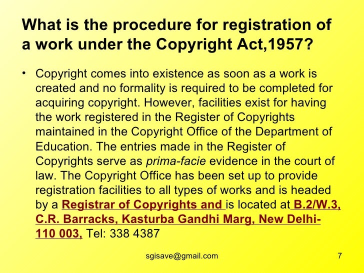 Copyright Act 1957