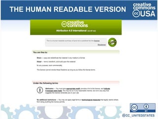THE HUMAN READABLE VERSION
 