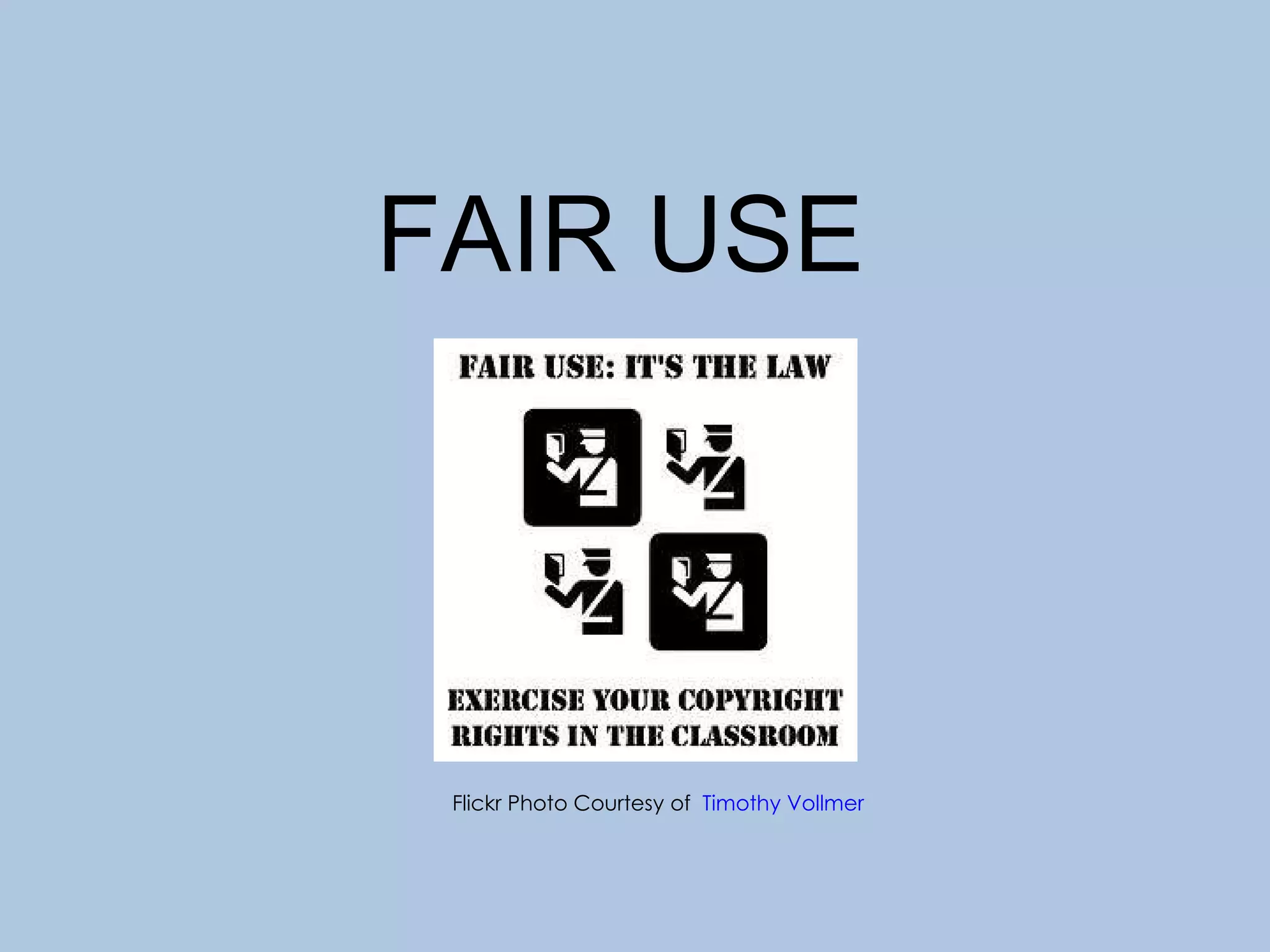 FAIR USE  Flickr Photo Courtesy of  Timothy Vollmer   