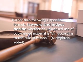 Copyright And Fair Use
