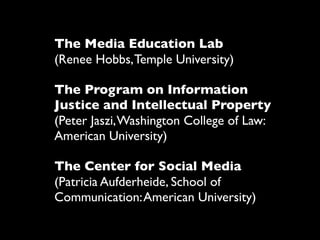 Copyright And Fair Use