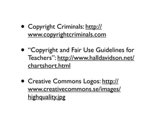 Copyright And Fair Use