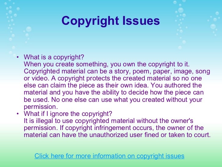 Copyright and internet_safety