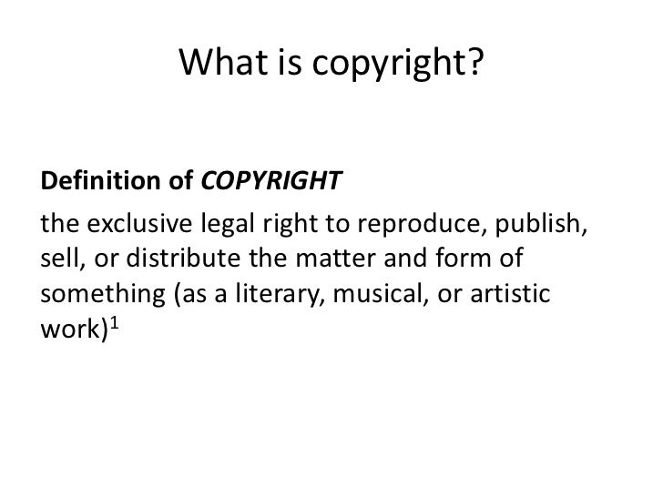 Copyright and it’s simplicity