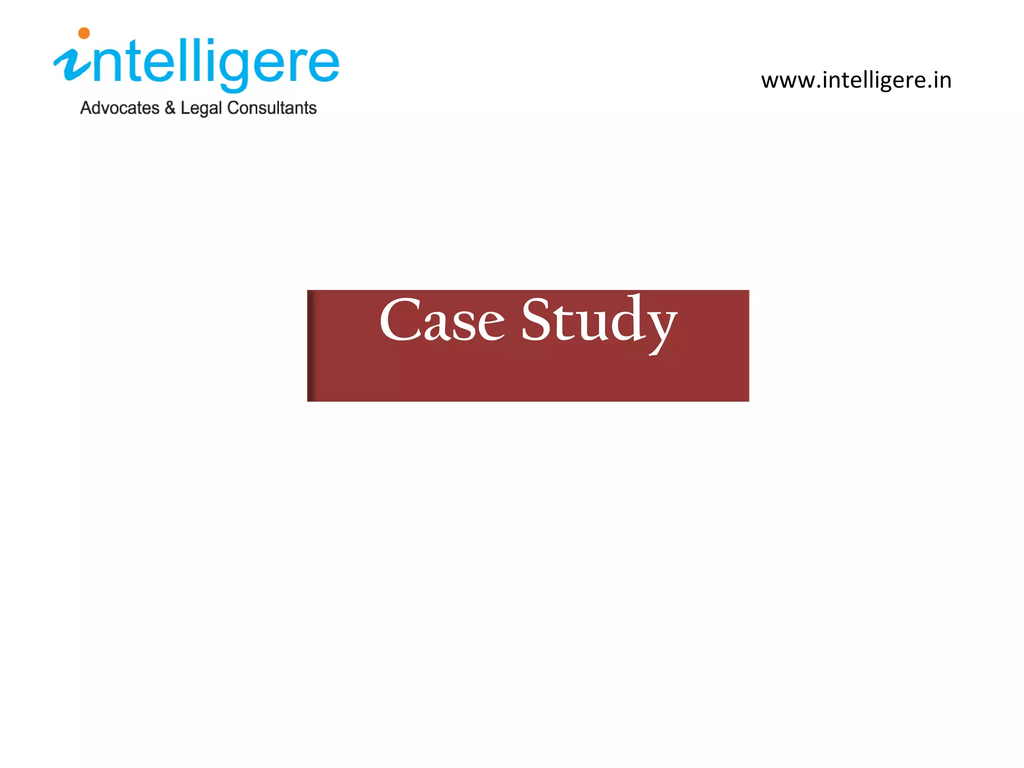 www.intelligere.in Case Study 