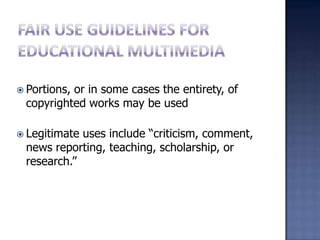 Distribute copies of the work