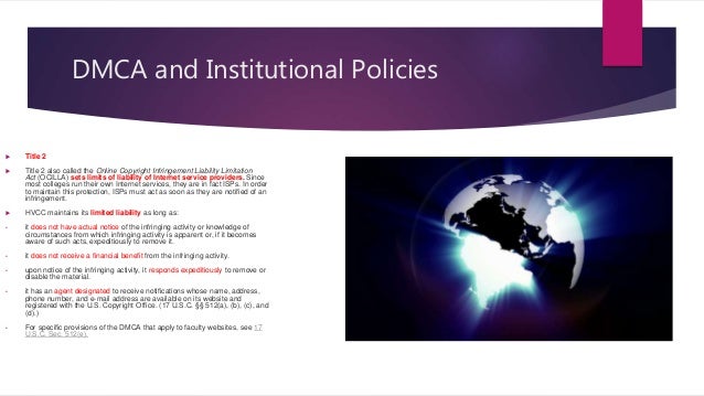 Apply outside us does dmca The Digital