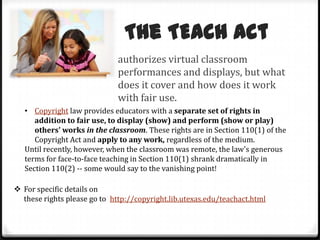 Performances and displays in face-to-face teaching and distance education