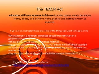 Copyrights don't manage themselves well There are many aspects to effective management of your copyrightsWhen you commercialize your worksyou can reserve the right to publicly archive your workare any costs involved?When you don't commercialize your worksThink about how you like to use others works; give others the rights you yourself think are reasonable.Copyright's bloated bundle gives you the exclusive rights to make copies (any and all copies), to distribute your work (to the public or to even offer it to the public), to display and perform your work publicly - for your lifetime plus 70 additional years.