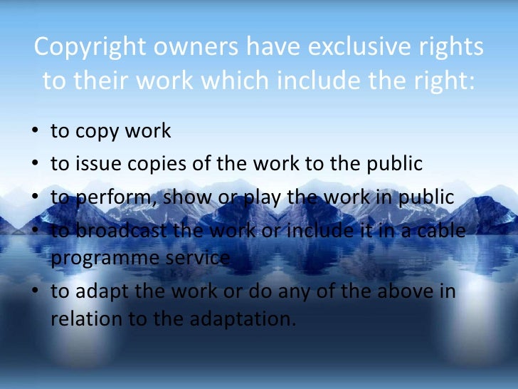 Copyright, Design And Patents Act, 1988