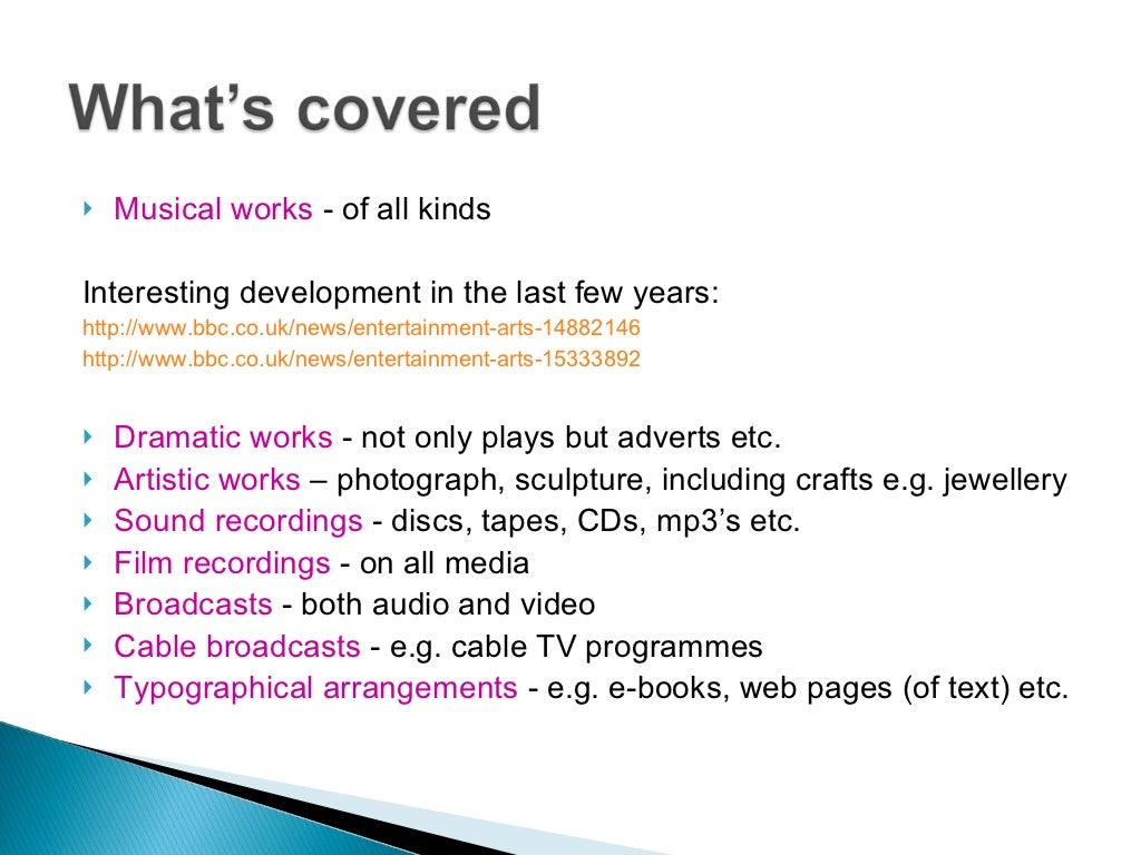 Copyright Designs And Patents Act New 13 12 11