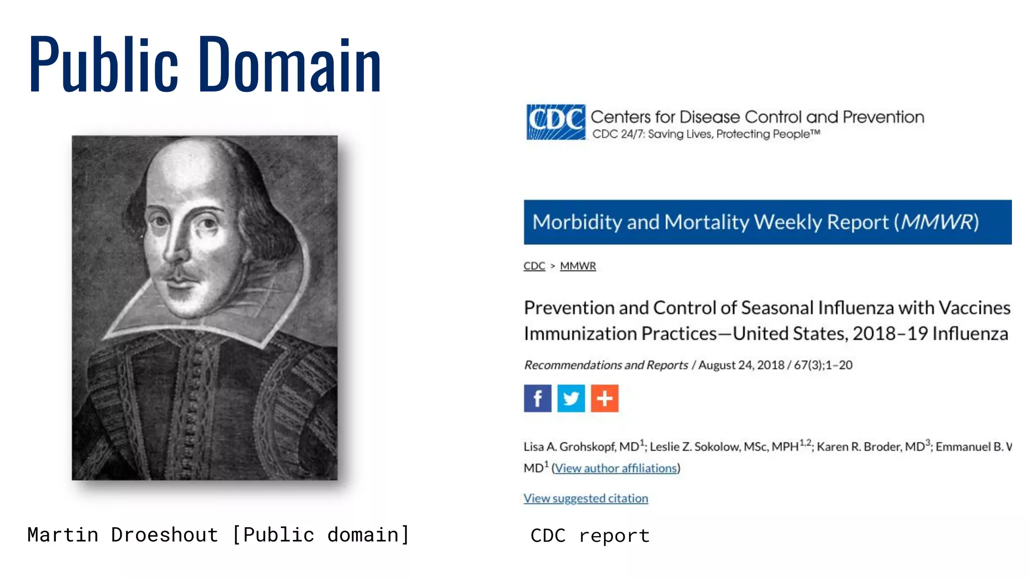 Public Domain
CDC reportMartin Droeshout [Public domain]
 