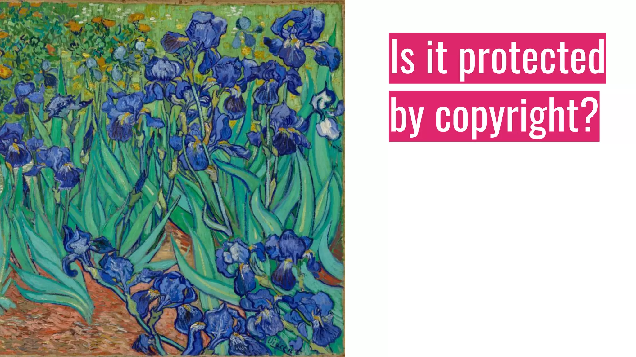 Is it protected
by copyright?
 