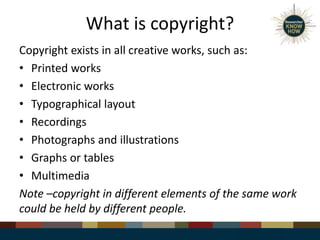 Copyrighted material and your PhD thesis | PPTX