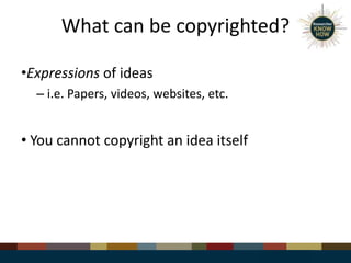 Copyrighted material and your PhD thesis | PPTX