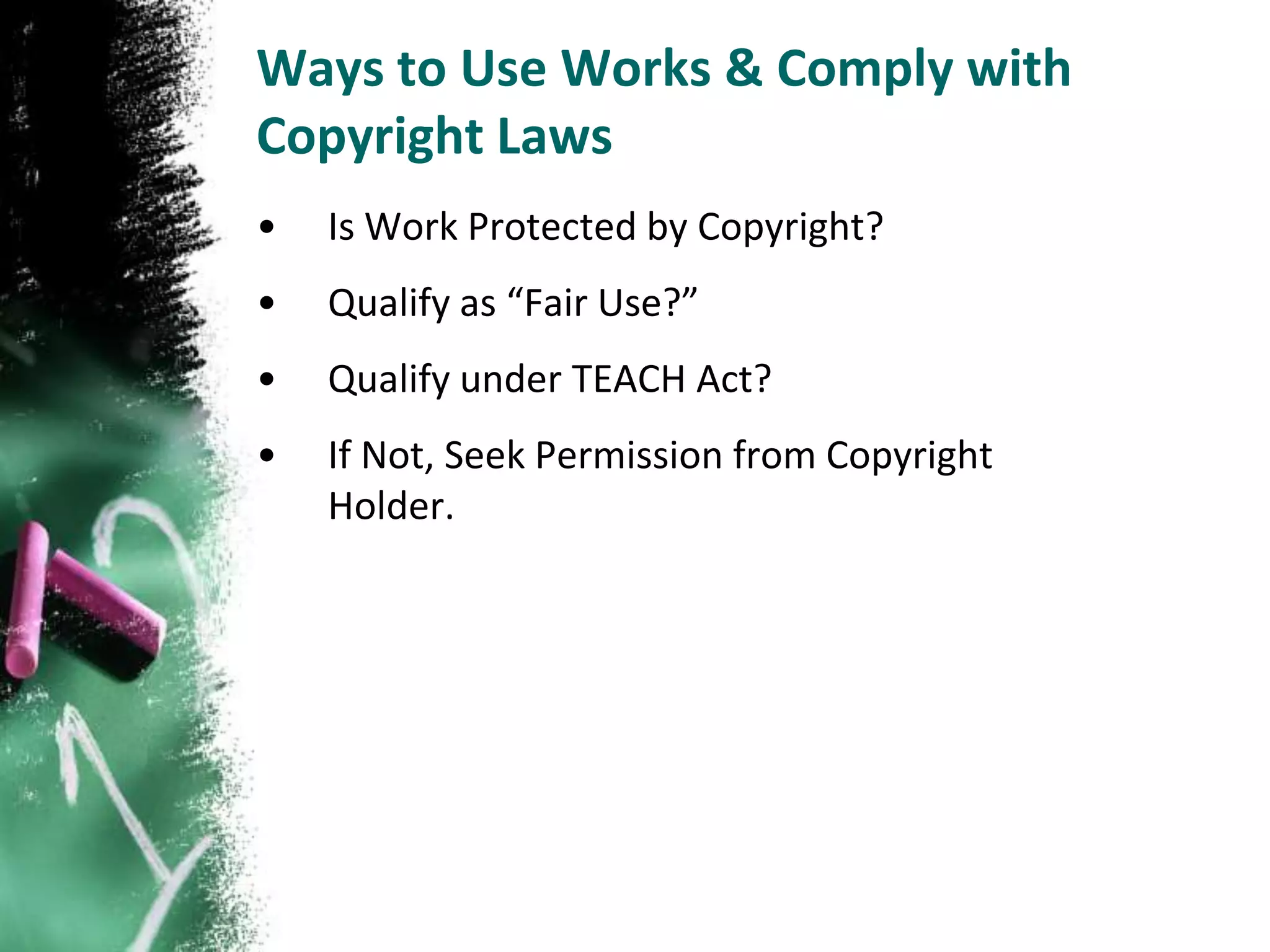 Copyright & Fair Use