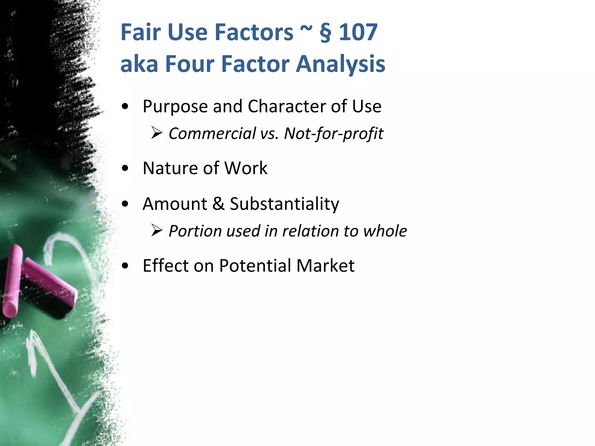 Copyright & Fair Use