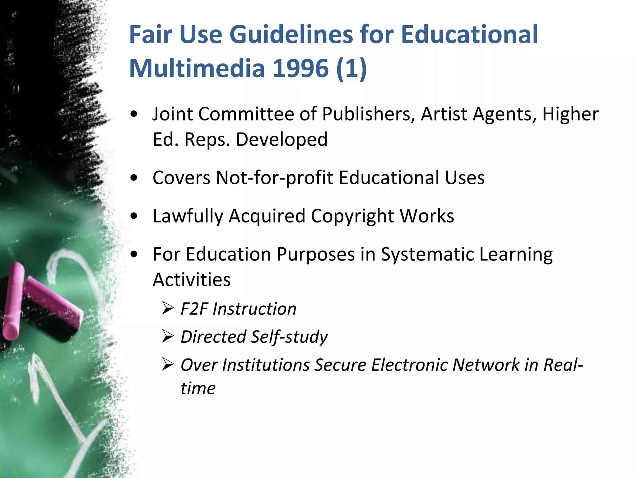 Copyright & Fair Use