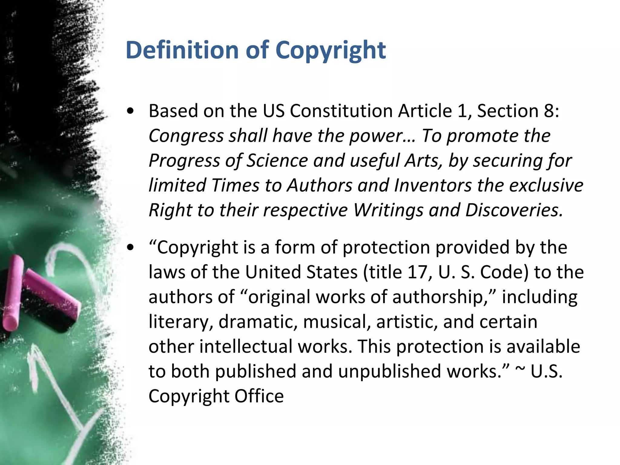 Copyright & Fair Use
