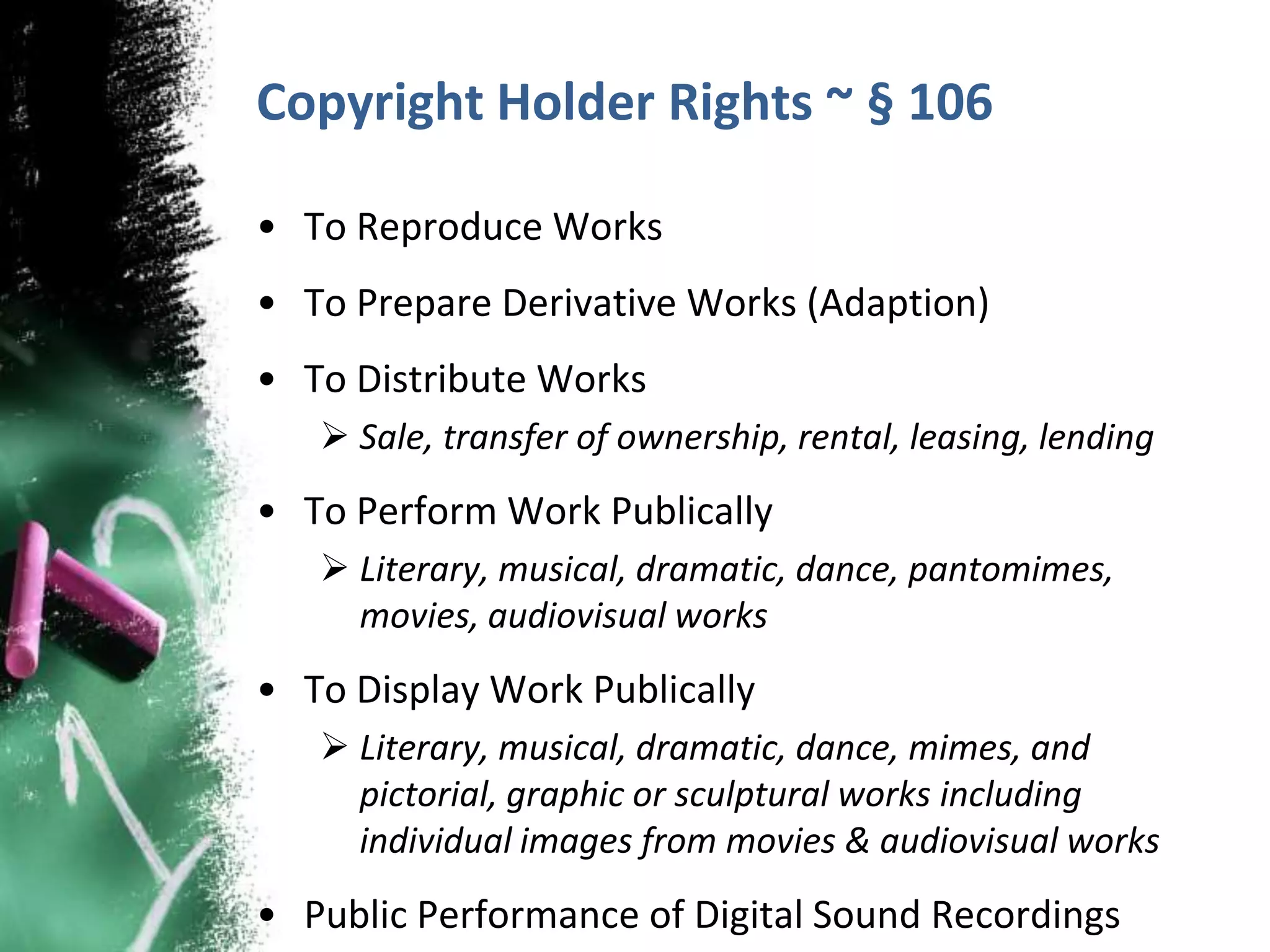 Copyright & Fair Use