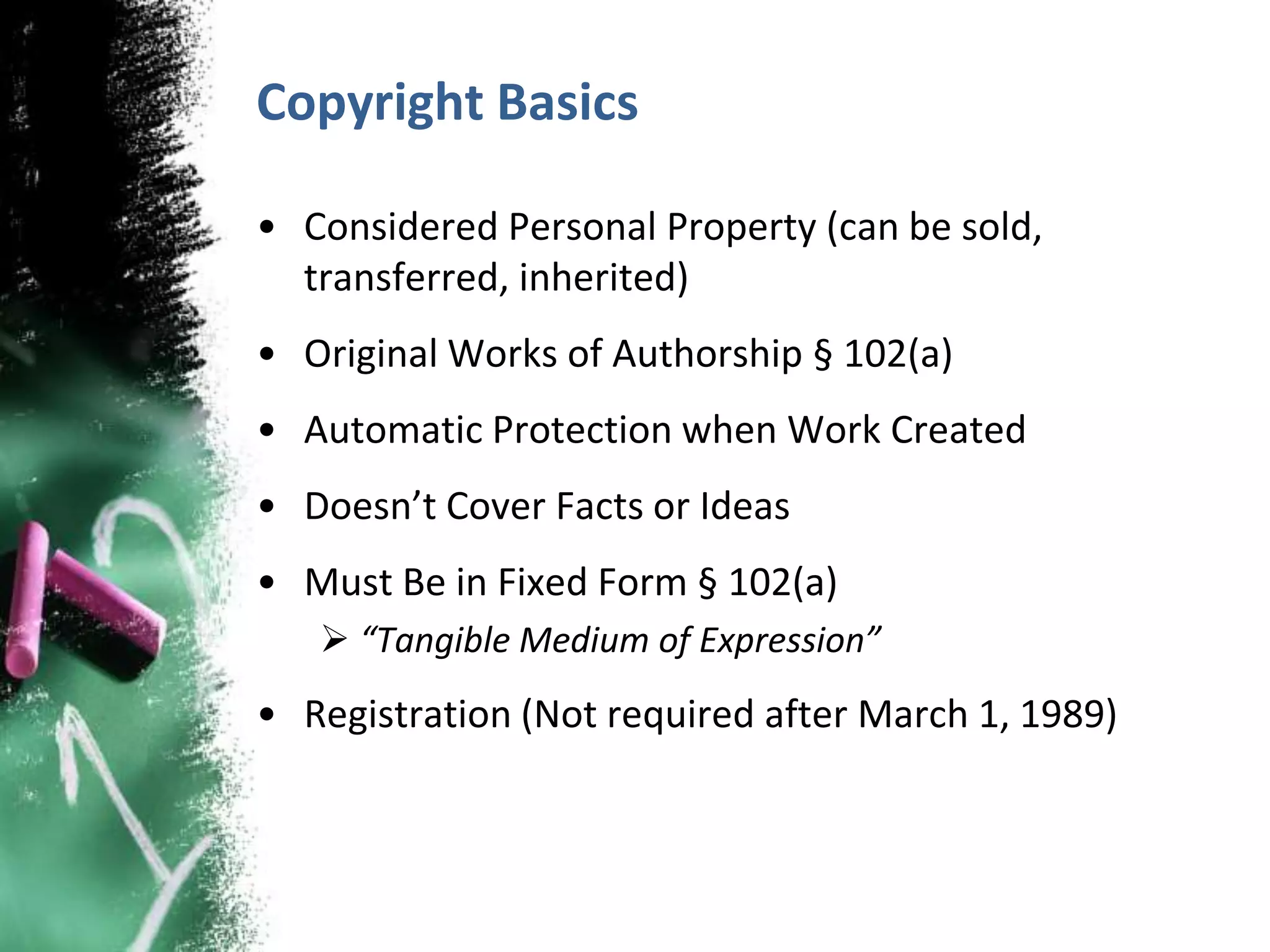 Copyright & Fair Use