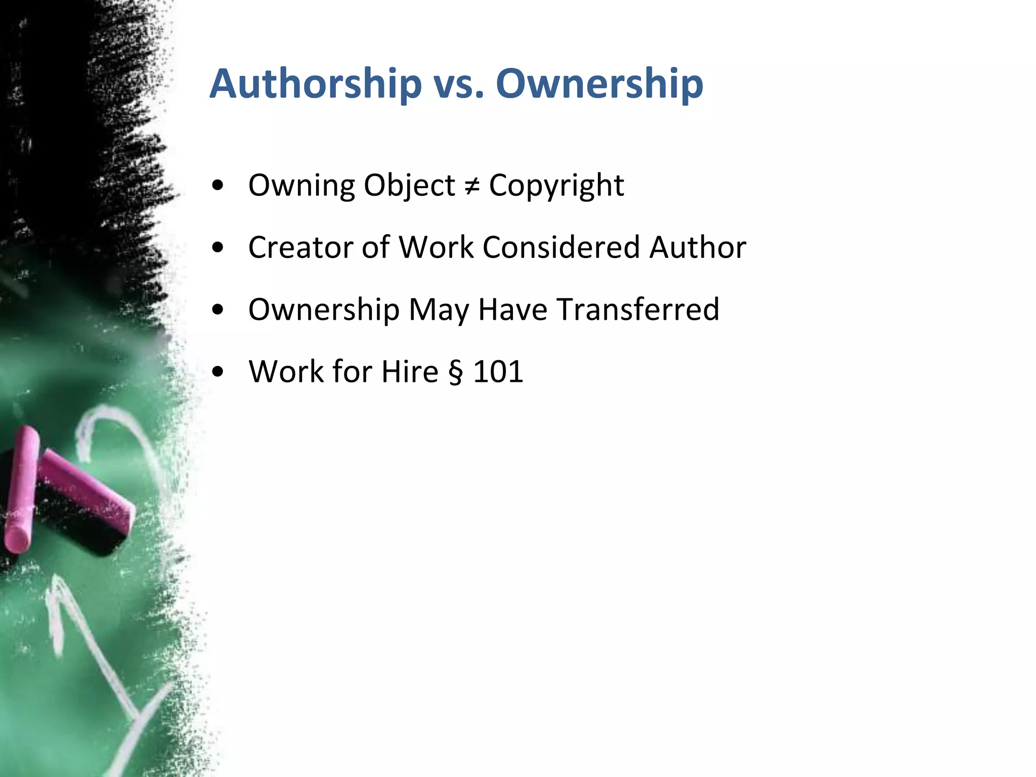 Copyright & Fair Use