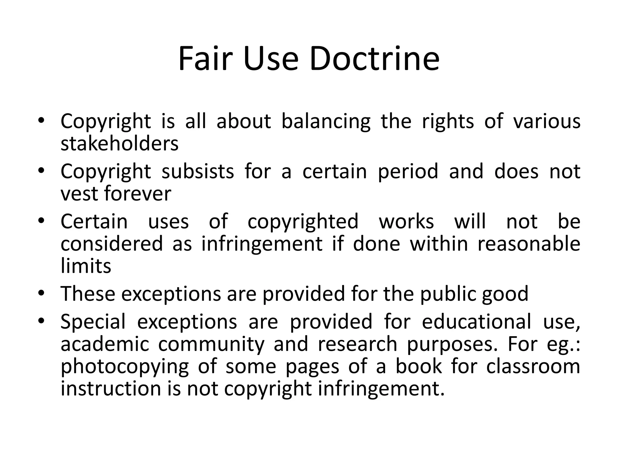 Copyright fair use and libraries madhu nlsiu and gagan | PPTX