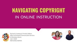 Navigating Copyright in Online Instruction