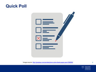 Quick Poll
4Image source: http://pixabay.com/en/elections-vote-sheet-paper-pen-536656/
 