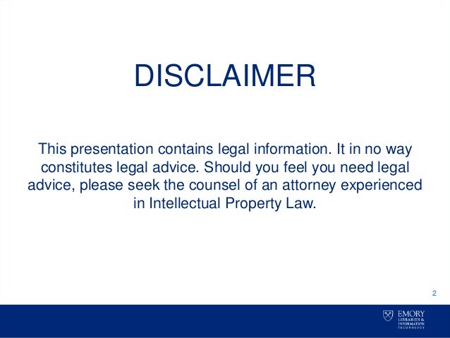 copyright disclaimer