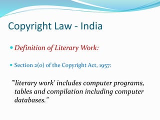 Copyright issues in cyberspace | PPTX
