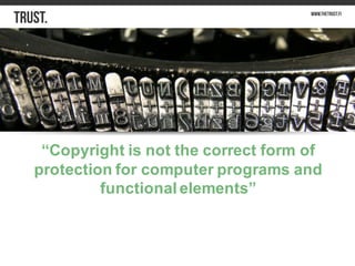 Copyright Protection of a Software as a Work with Functional Elements | PDF