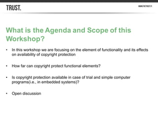 Copyright Protection of a Software as a Work with Functional Elements | PDF
