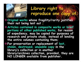 Copyright Law   Its Academic Applicability And Implications