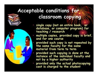 Copyright Law   Its Academic Applicability And Implications
