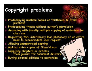 Copyright Law   Its Academic Applicability And Implications