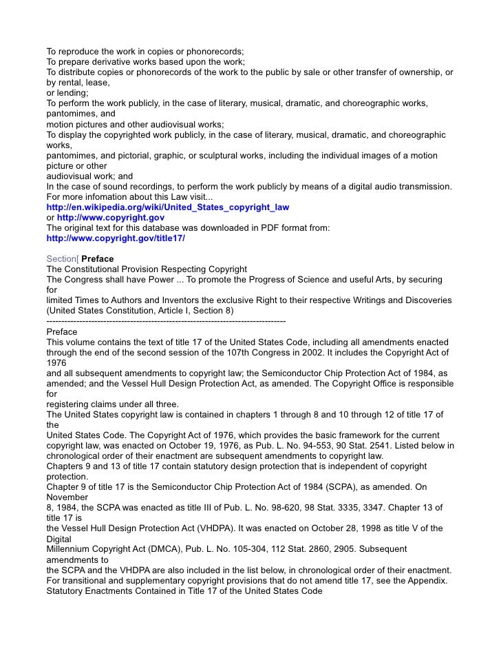 united states copyright law