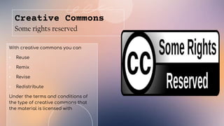 Copy right or creative commons | PPT