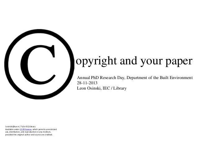 Copy right essay
