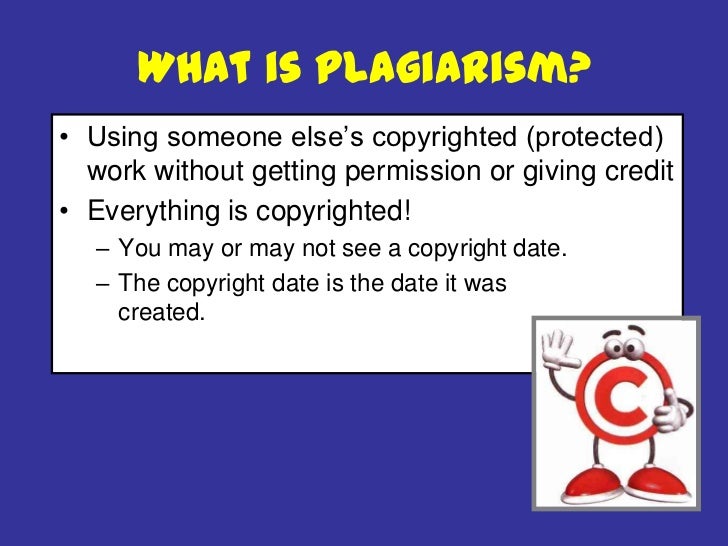 Copyright & Plagiarism