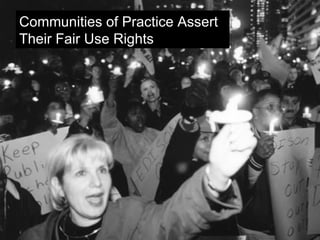 Communities of Practice Assert Their Fair Use Rights 