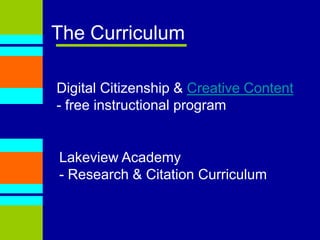 The Resources Educating TeachersMedia Education lab – Temple UniversityCopyright & Fair Use – Stanford University