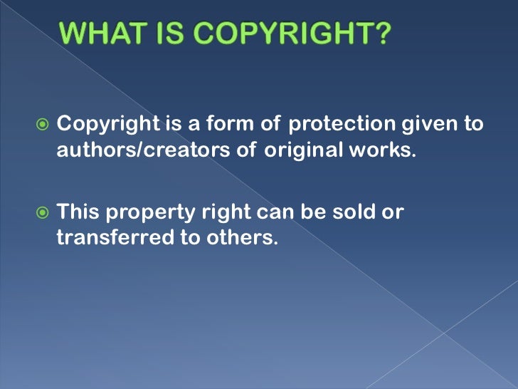 Copyright ppt