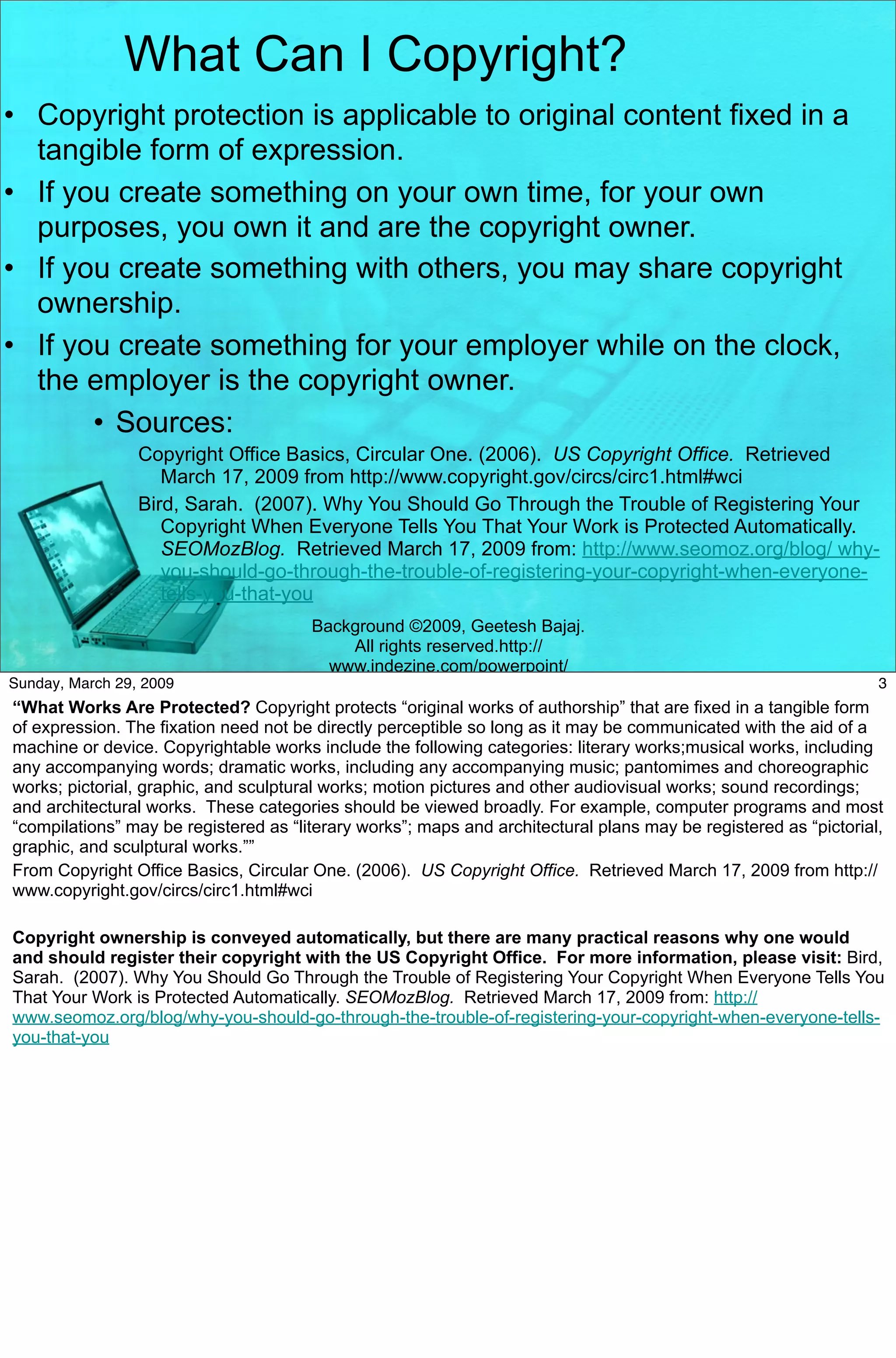 Copyright Presentation | PDF