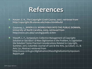 Copyright presentation | PPTX | Law