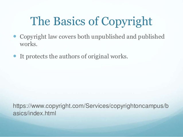 Copyright presentation draft 1