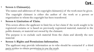 Copy right registration | PDF