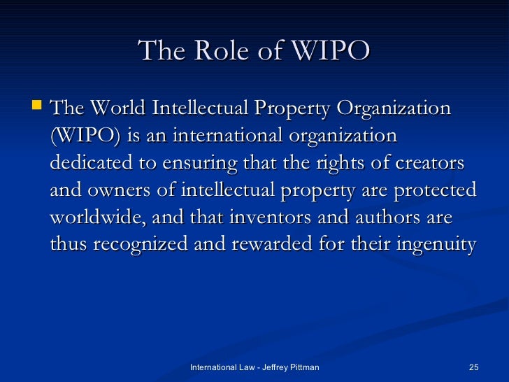 Copyrights and related rights presentation wipo